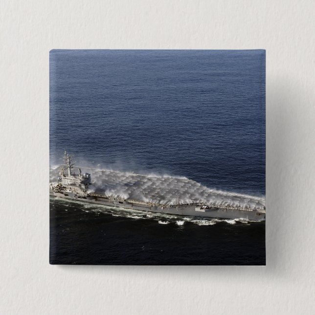 Countermeasure wash down sprinklers 15 cm square badge (Front)