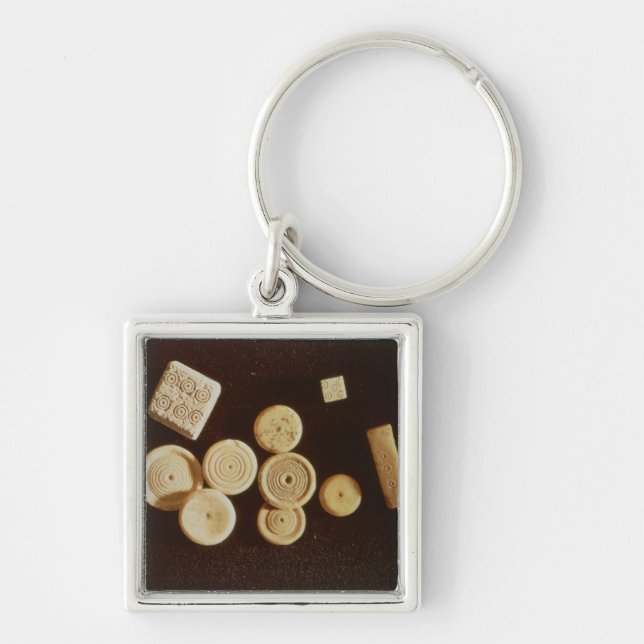 Counters and dice, Gallo-Roman Key Ring (Front)