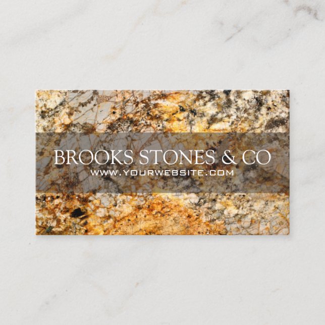 Countertops, Home Remodeling Construction Business Business Card (Front)