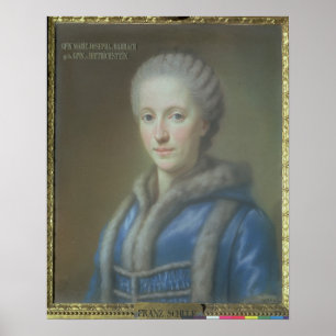 Countess Maria Josepha von Harrach Poster