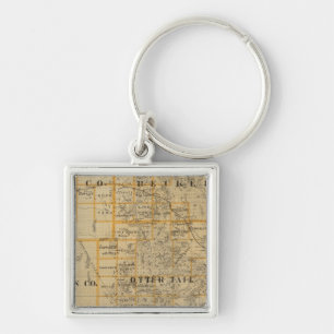 Counties of Clay, Wilkin, Becker, Minnesota Key Ring