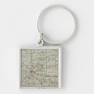 Counties of Platt, De Witt, Macon, Shelby Key Ring