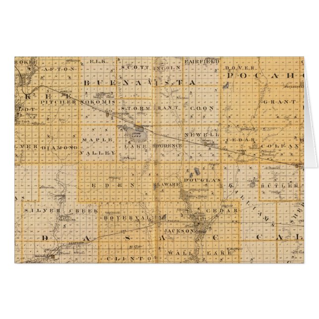 Counties of Pocahontas, Cherokee (Front Horizontal)