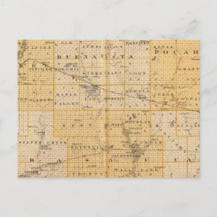 Counties of Pocahontas, Cherokee Postcard