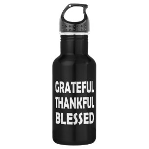 Counting Blessings Grateful Thoughts 532 Ml Water Bottle