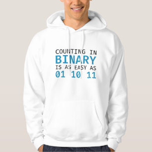 Counting In Binary Hoodie