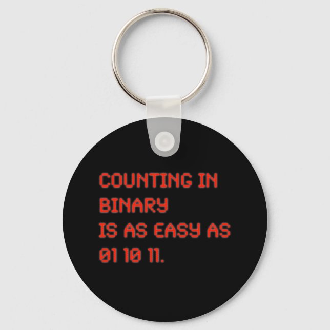 Counting in Binary Key Ring (Front)