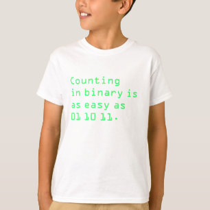 Counting in Binary T-Shirt