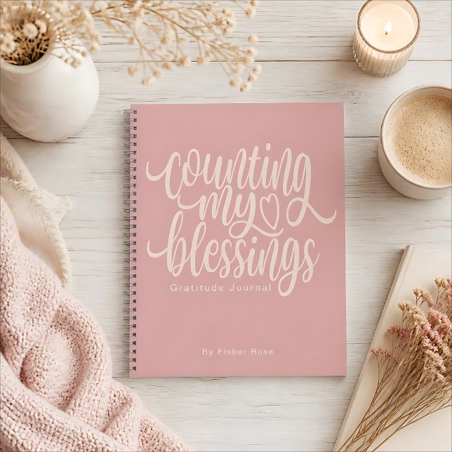 Counting My Blessings Personalised Gratitude Notebook (Creator Uploaded)