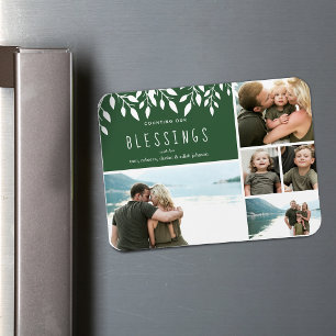 Counting Our Blessings Holiday Photos Magnet
