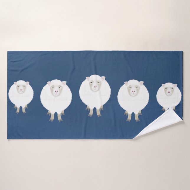 Counting Sheep Bath Towel (Bath Towel)