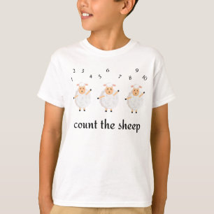 Counting Sheep ,cute funny sheep  T-Shirt
