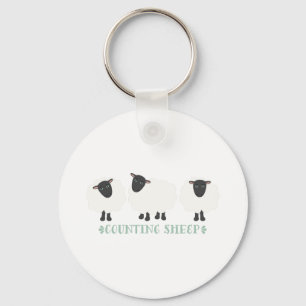 Counting Sheep Key Ring