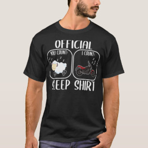 Counting Sheep Motorcycle Sleep Shirt