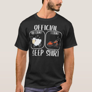 Counting Sheep Motorcycle Sleep Shirt