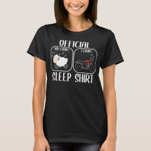 Counting Sheep Motorcycle Sleep Shirt