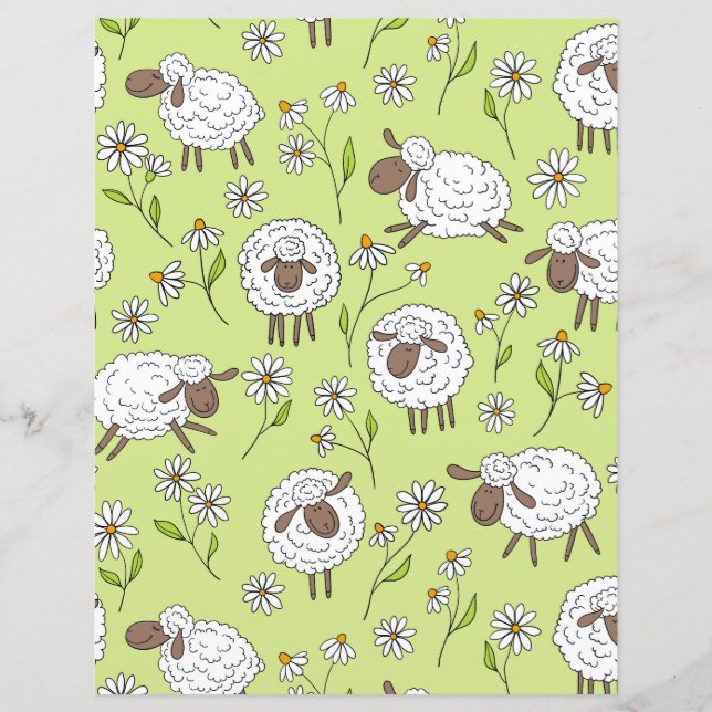 Counting sheep on honney dew green (Front)