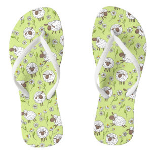 Counting sheep on honney dew green thongs