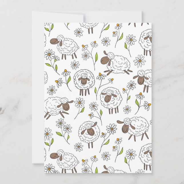 Counting sheep on white (Front)