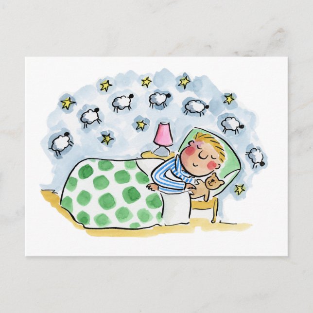 Counting Sheep Postcard (Front)