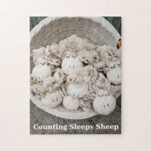 Counting Sleepy Sheep Puzzle, 11" x 14", 252 pcs Jigsaw Puzzle