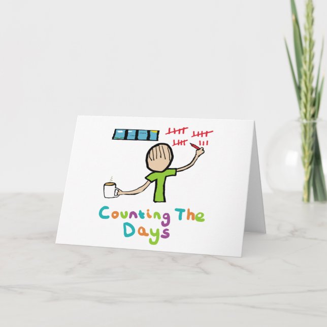 Counting The Days Card (Front)