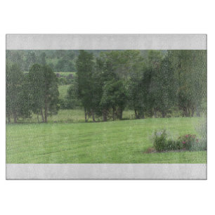 Country 1 glass cutting board