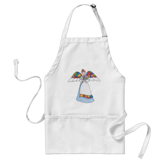 Country Angel (Blue) Apron (Front)