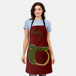 Country Apples Apple Fruit Fruits Kitchen Baking Apron