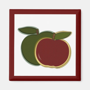 Country Apples (cranberry) Magnet
