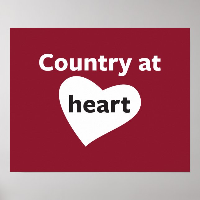 Country at Heart Poster (Front)