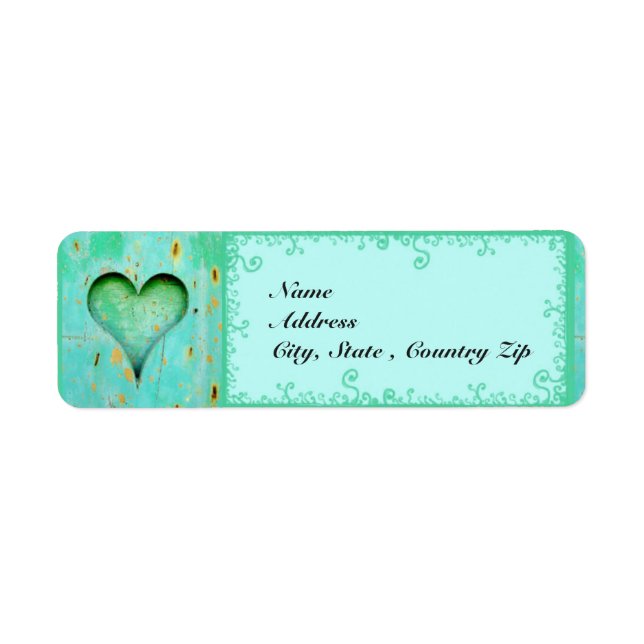 Country at Heart Return Address Label (Front)