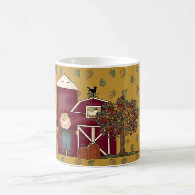 Country Autumn Coffee Mug (Center)