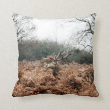 Country Autumn Deer Scatter Cushion