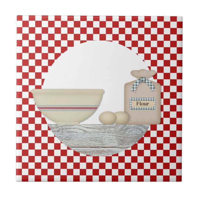 Country Baking Kitchen Tile (Front)