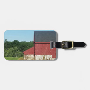 Country Barn Luggage Tag