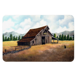 Country Barn Magnet