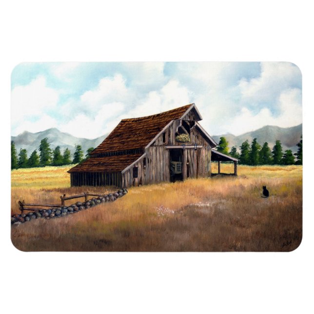 Country Barn Magnet (Horizontal)