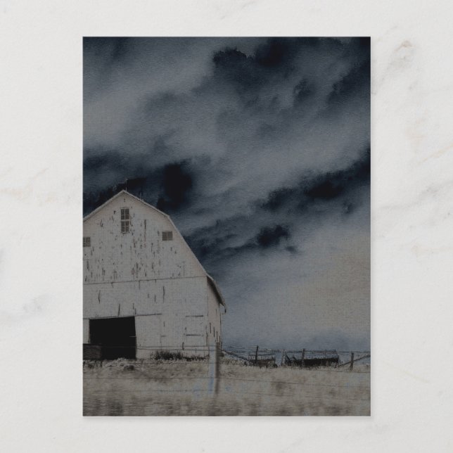 Country Barn Postcard (Front)