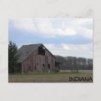 Country Barn Postcard