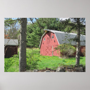Country Barn Poster