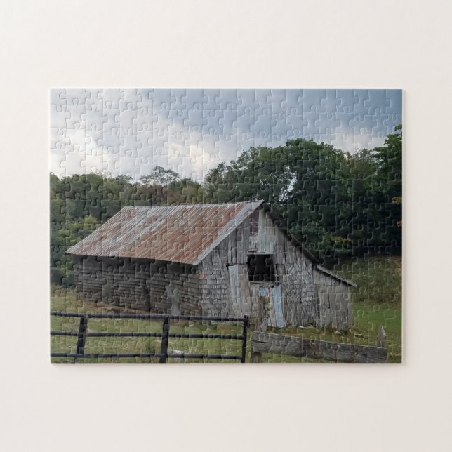 Country Barn Scene Jigsaw Puzzle (Horizontal)