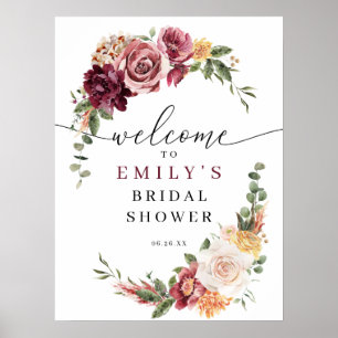 Country Boho Bridal Shower Welcome Sign