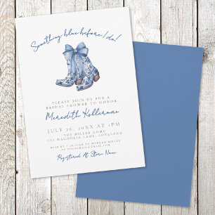 Country Bow Cowboy Bridal Shower Invitation