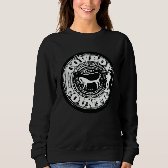 Country Branding Irons Music Western Aesthetics Fa Sweatshirt (Front)