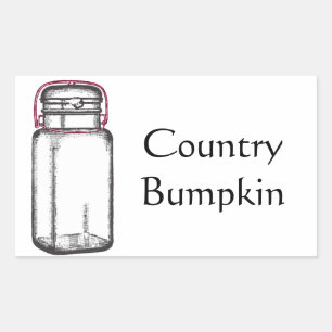 Country Bumpkin Rectangular Sticker