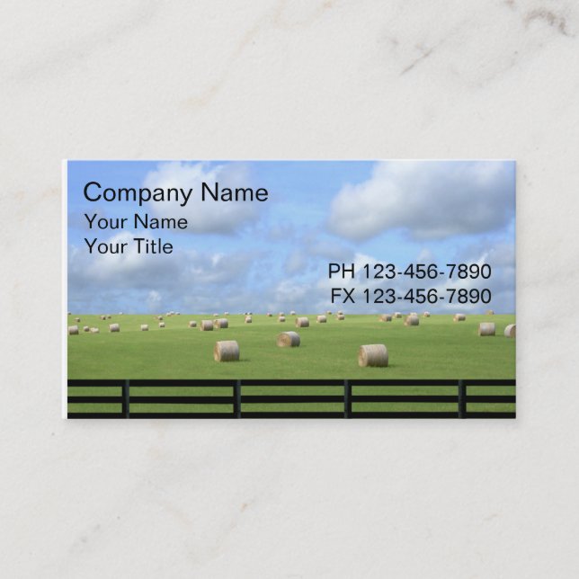 Country Business Cards (Front)