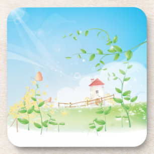 Country Butterfly Coaster