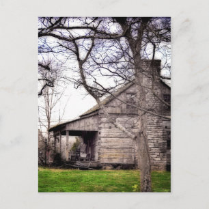 Country Cabin Postcard