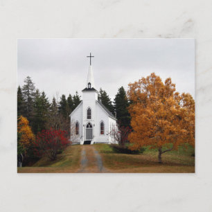 Country Chapel Postcard